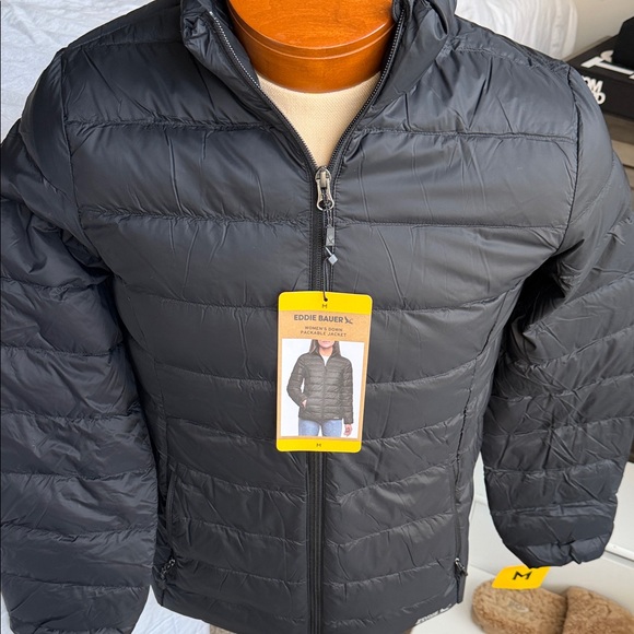 Eddie Bauer Jackets & Blazers - Eddie Bauer Black Men's Quilted Packable Puffer Jacket